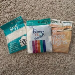 Legs Knee Highs, 3 pairs